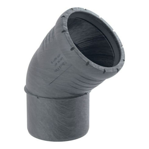 Geberit Bogen Silent Pro DN 90, 45Grad, hochschalldämmend
