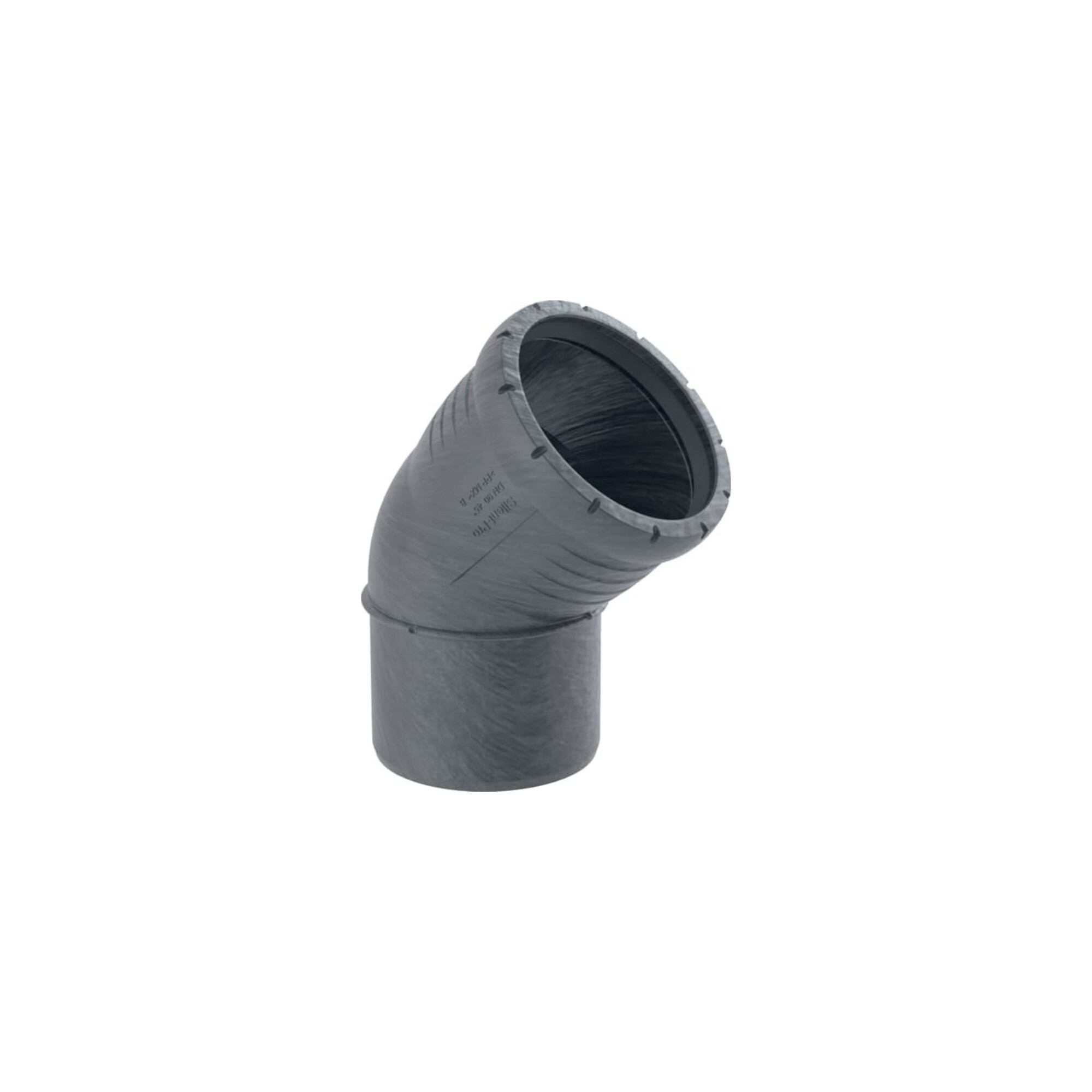 Geberit Bogen Silent Pro DN 90, 45Grad, hochschalldämmend