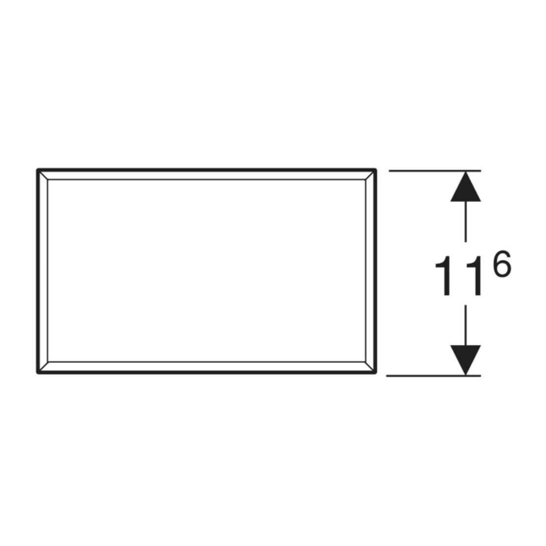 Geberit Boîte de rangement 19,3x11,6x9,4 cm