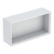 Geberit Boîte murale 45x23,3x13,2 cm, droite, laquée blanc/magnolia-1