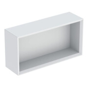 Geberit Boîte murale 45x23,3x13,2 cm, droite, laquée blanc/magnolia