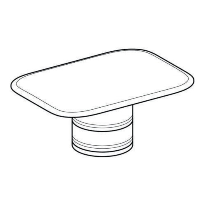 Geberit Bouchon d'évacuation pour lavabo myDay, plastique, blanc