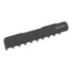 Geberit Cache de vidange One avec insert à peigne, fixation magnétique, noir ma-1
