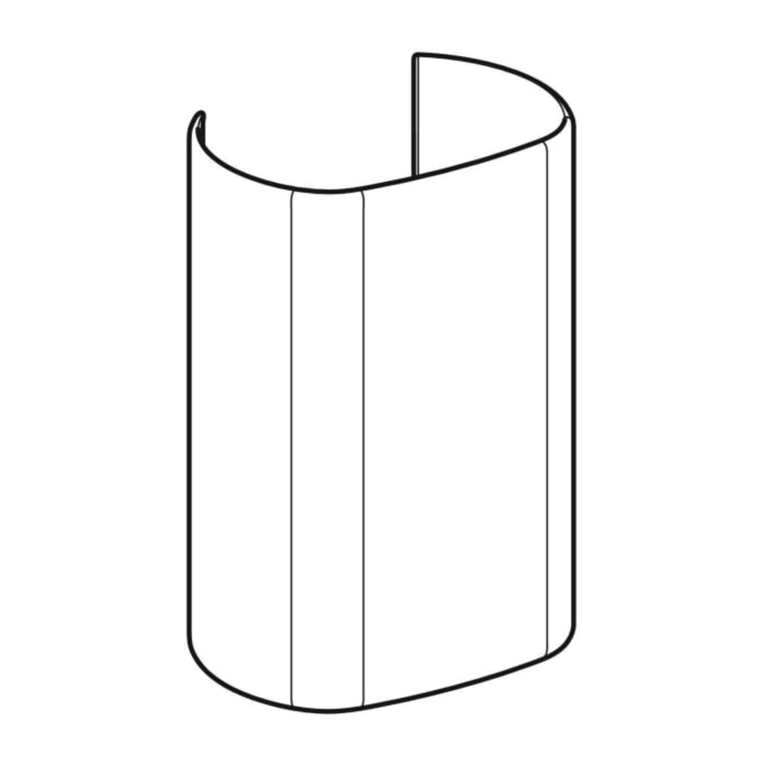 Geberit Cache siphon One chromé brillant