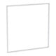 Geberit Cadre de recouvrement One 120 cm, blanc/alu poudré, montage encastré-1