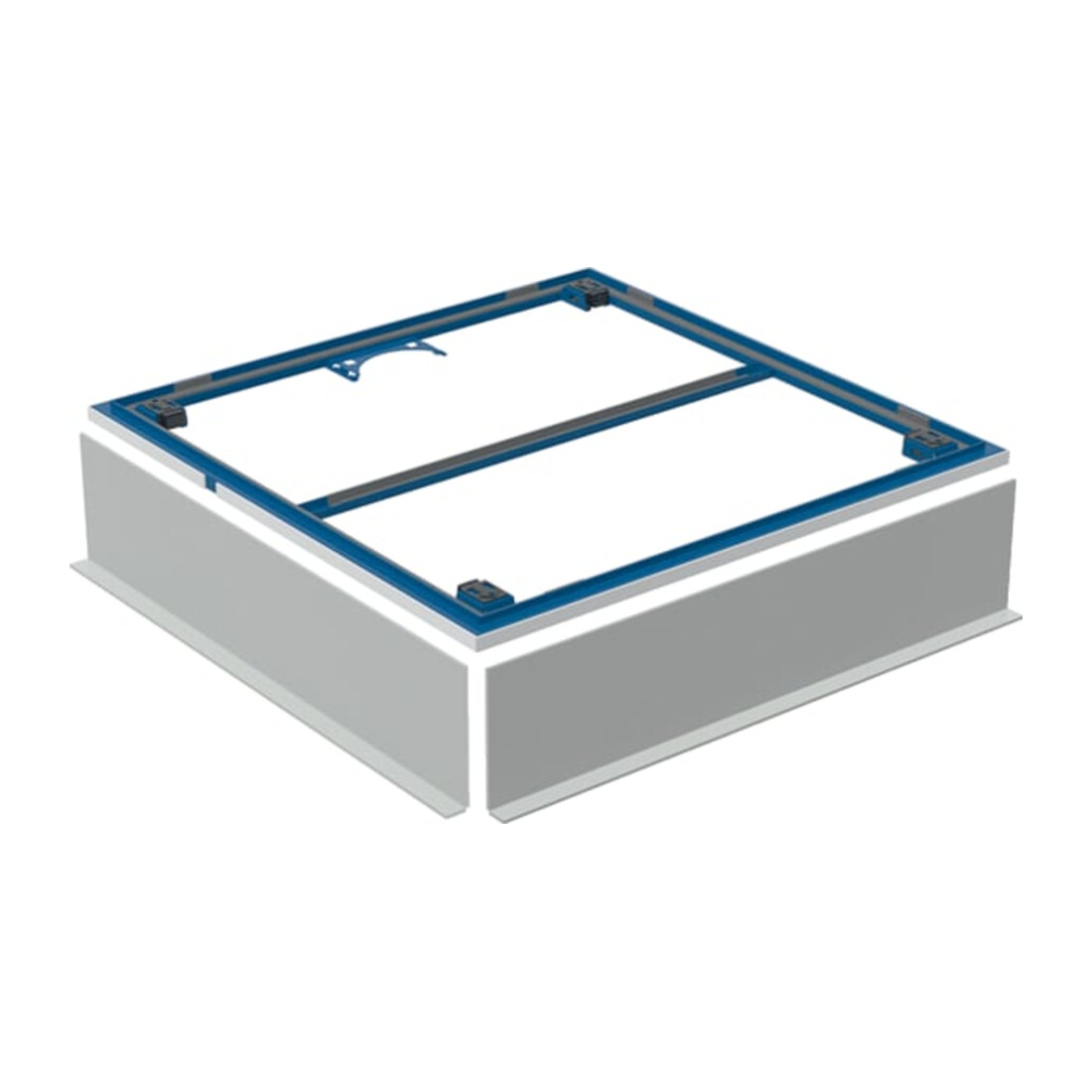 Geberit Cadre d'installation Setaplano jusqu'à 100 cm, pour 4 pieds, 90x75x3 cm