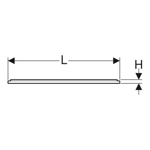Geberit Cadre d'installation Setaplano jusqu'à 100 cm, pour 4 pieds, 90x75x3 cm