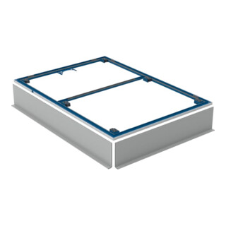 Geberit Cadre d'installation Setaplano plus de 100cm, pour 6 pieds, 170x90x3cm