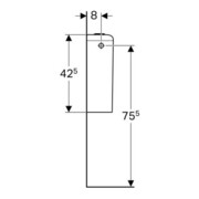 Geberit Citerne céramique iCon, raccord eau latéral, chasse 2-Mg, blanc-2