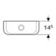 Geberit Citerne céramique iCon, raccord eau latéral, chasse 2-Mg, blanc