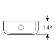 Geberit Citerne céramique iCon, raccord eau latéral, chasse 2-Mg, blanc-5