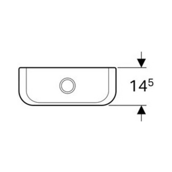 Geberit Citerne céramique iCon, raccord eau latéral, chasse 2-Mg, blanc