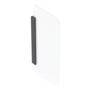 Geberit Cloison de séparation pour urinoir blanc, 75,4 x 4 x 43,2 cm