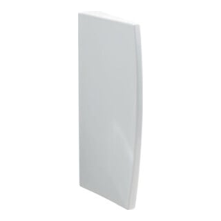 Geberit Cloison de séparation pour urinoir blanche, 10x70x40 cm, avec fixation