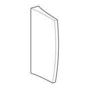 Geberit Cloison de séparation pour urinoir blanche, 10x70x40 cm, avec fixation-5