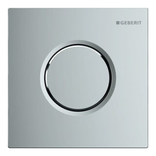 Geberit Commande d'urinoir Type 01 pneumatique, Round, chromé brillant