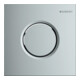 Geberit Commande d'urinoir Type 01 pneumatique, Round, chromé brillant-1