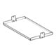 Geberit Compartiment de rangement intérieur, 36,9x19,8x4 cm