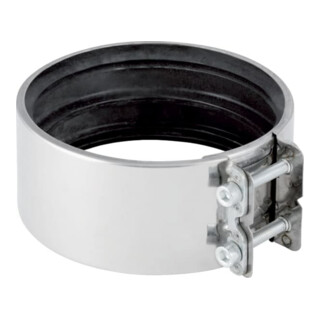 Geberit connecteur de serrage de transition DN 70, 75/68mm, acier inoxydable