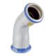 Geberit Coude à gaz Mapress 45 degrés, acier inoxydable, d= 35 mm-1