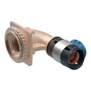 Geberit Coude de raccordement FlowFit d 20 mm x Rp 1/2, 90°, pour réservoir encastré