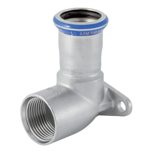 Geberit Coude de raccordement Mapress 90°, ES, d 22 mm x Rp 3/4, labs-f, L 51 mm