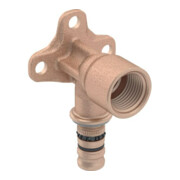 Geberit Coude de raccordement Mepla d=16 mm x Rp 1/2 x 52 mm, 90°, laiton rouge
