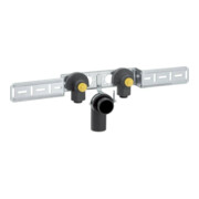 Geberit Coude de raccordement PushFit 20mmxRp 1/2, 90°, monté, 2-f, 52mm, rouge