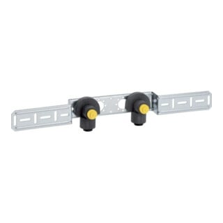 Geberit Coude de raccordement PushFit d 20mmxRp 1/2, 90°, monté, 2-f, 52mm, RG