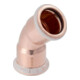 Geberit Coude Mapress 45 degrés, cuivre, d=22 mm-1