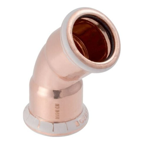 Geberit Coude Mapress 45 degrés, cuivre, d=54 mm