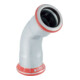 Geberit Coude Mapress acier C d= 15 mm, 45 degrés, galvanisé extérieur-1