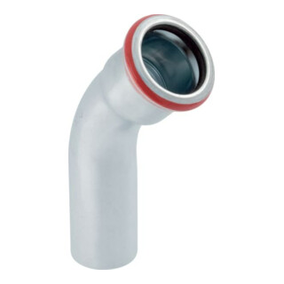 Geberit Coude Mapress acier C d= 54mm, 45 degrés, extrémité à emboîtement
