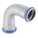 Geberit Coude Mapress d= 15mm, sans LABS, 90 degrés, acier inoxydable-1