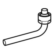 Geberit Coude métallique 15 mm, 90°, raccord Eurocylindre G 3/4, Cu-3