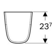 Geberit Demi-colonne Renova Compact blanc-4