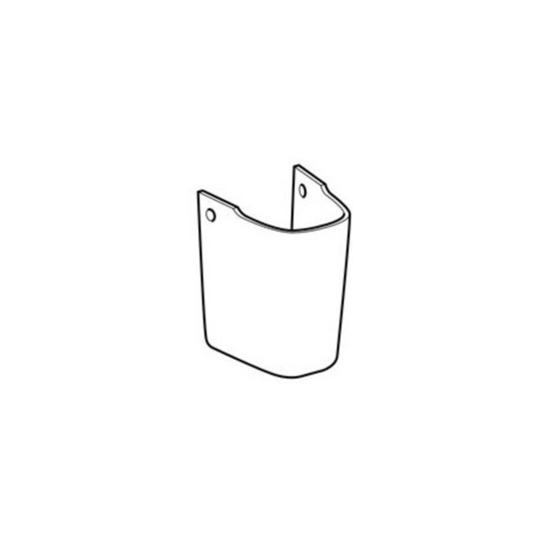 Geberit Demi-colonne Renova Compact blanc