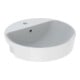 Geberit Demi-lavabo encastré VariForm d 50, mitigeur, avec trop-plein, rond, blanc-1