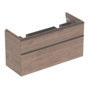 Geberit Dop.-WT-Schr. Smyle Square 118,4x61,7x47cm, 2 L, Holz Nussb hick.