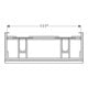 Geberit Dop.-WT-Schr. Smyle Square 118,4x61,7x47cm, 2 L, Holz Nussb hick.