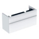 Geberit Dop.-WT-Schr. Smyle Square 118,4x61,7x47cm, 2 Laden, weiß hochglanz-1