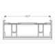 Geberit Dop.-WT-Schr. Smyle Square 118,4x61,7x47cm, 2 Laden, weiß hochglanz