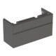 Geberit Dop.-WT-Schr. Smyle Square 118,4x61,7x47cm, 2 Schubladen, lava matt-1