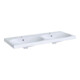 Geberit Doppelwaschtisch Acanto 120x48,2cm, m HL, mit Überlauf, weiß-1