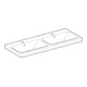 Geberit Doppelwaschtisch iCon 120x48cm, Hahnl. mit., m ÜL, we. K-Tect