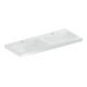 Geberit Doppelwaschtisch iCon 120x48cm, Hahnl. mit., o. ÜL, we. K-Tect-1