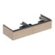 Geberit Doppelwaschtisch-Unterschrank iCon 118,4x24,7x47,6cm, 2 L, Eiche/Gr. la. ma-1