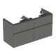 Geberit Doppelwaschtisch-Unterschrank iCon 118,4x61,5x47,6cm, 4 Laden, la. m/la. ma-1