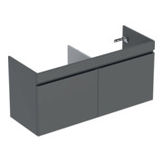 Geberit Doppelwaschtischunterschrank Renova Plan 122,6x60,6x44, 6cm, 2 L, la., lack. ma