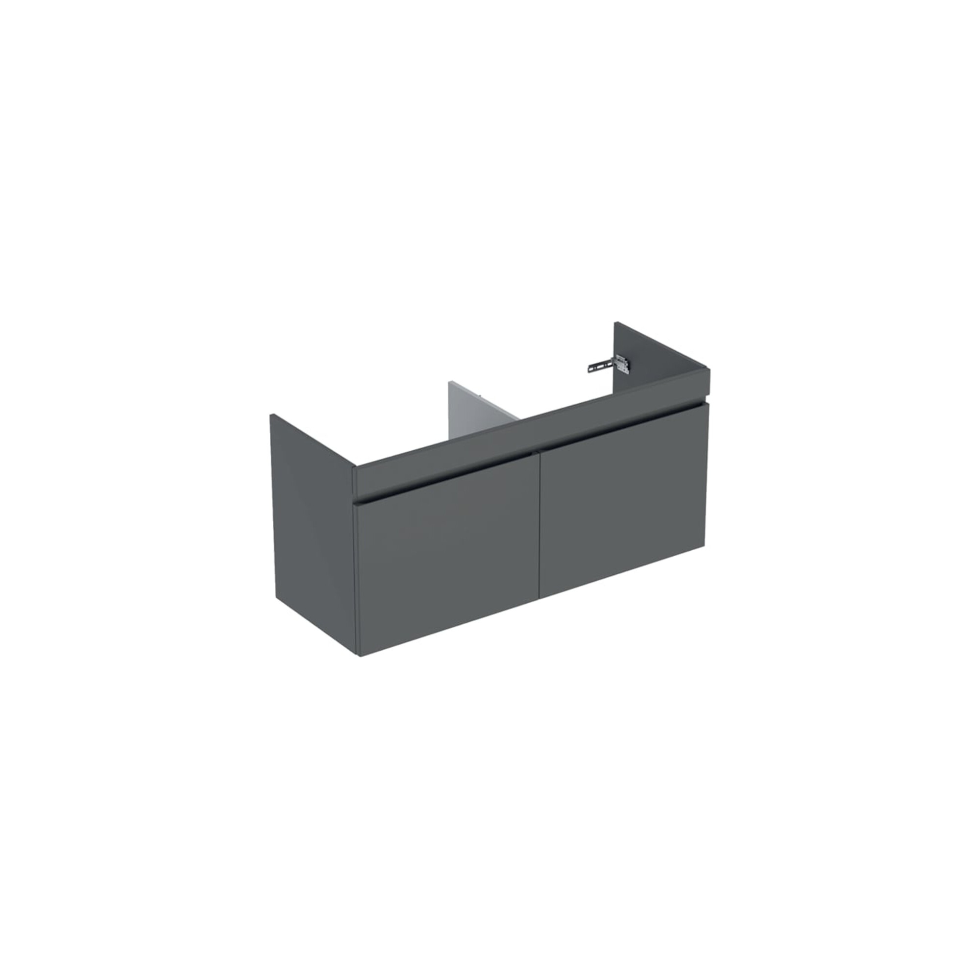 Geberit Doppelwaschtischunterschrank Renova Plan 122,6x60,6x44, 6cm, 2 L, la., lack. ma